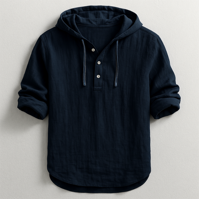Van Rijn Fashion® | Comfortabele linnen hoodie