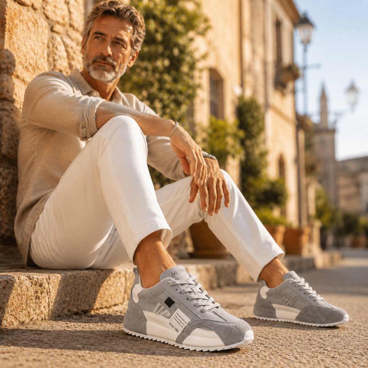 Van Rijn Fashion® | Retro patchwork sneakers
