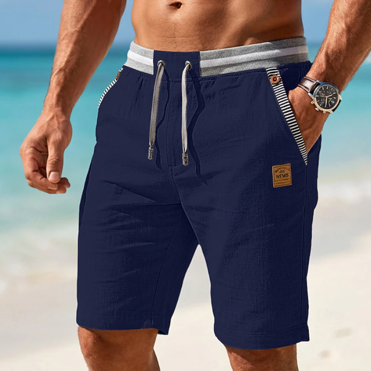 Van Rijn Fashion® | Heren Lichtgewicht Linnen Zomer Shorts