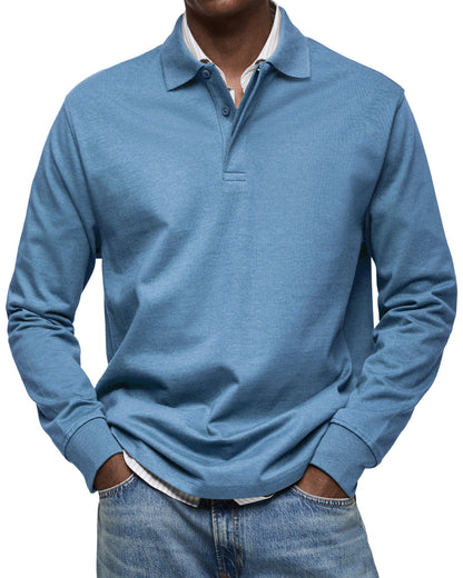 Van Rijn Fashion® | Casual Poloshirt Lange Mouwen