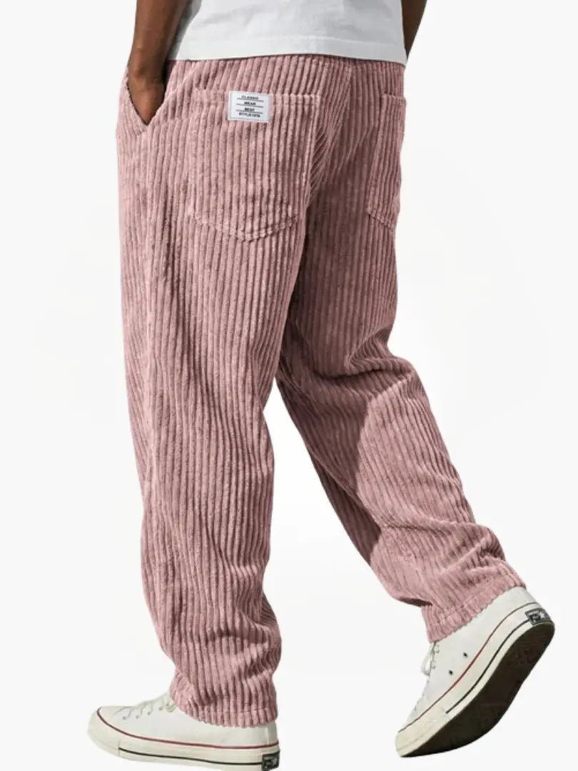 Van Rijn Fashion® | Corduroy broek met elastische band