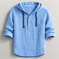 Van Rijn Fashion® | Comfortabele linnen hoodie