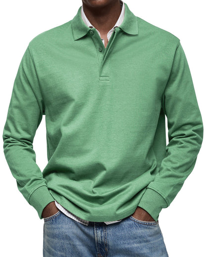 Van Rijn Fashion® | Casual Poloshirt Lange Mouwen