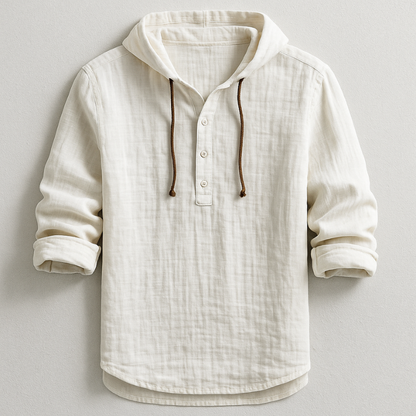 Van Rijn Fashion® | Comfortabele linnen hoodie
