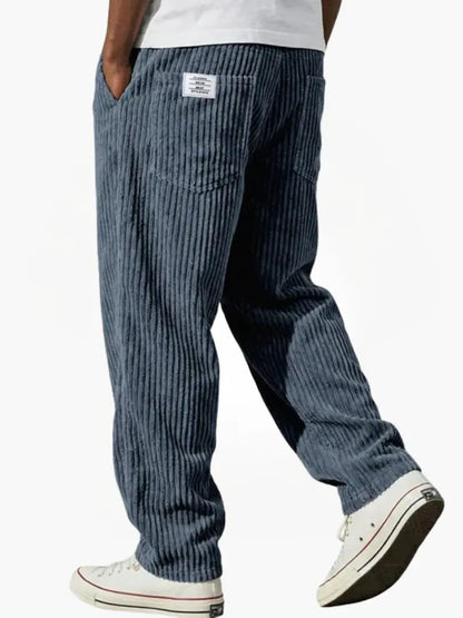 Van Rijn Fashion® | Corduroy broek met elastische band