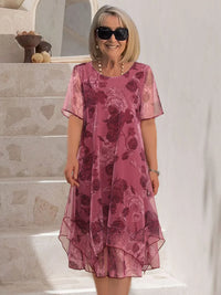 Van Rijn Fashion® | Elegante Geplooide Jurk