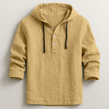 Van Rijn Fashion® | Comfortabele linnen hoodie
