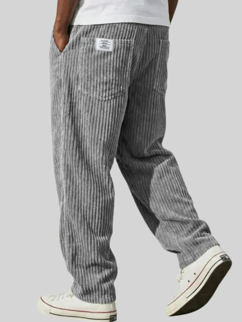 Van Rijn Fashion® | Corduroy broek met elastische band