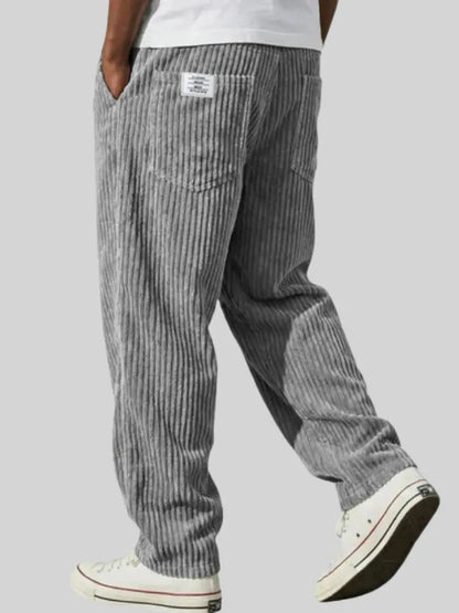 Van Rijn Fashion® | Corduroy broek met elastische band