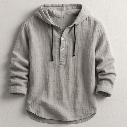 Van Rijn Fashion® | Comfortabele linnen hoodie