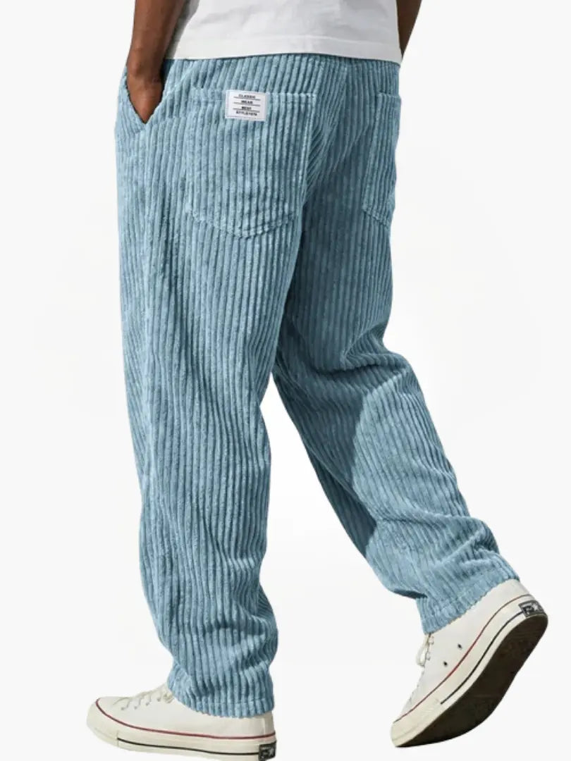 Van Rijn Fashion® | Corduroy broek met elastische band