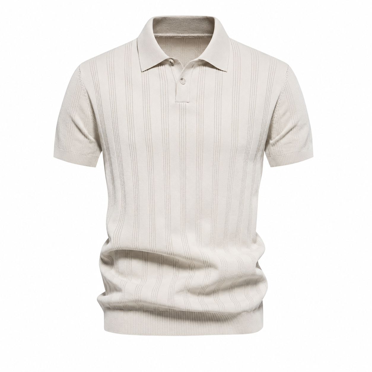 Van Rijn Fashion® | Heren Geribde Polo