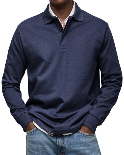 Van Rijn Fashion® | Casual Poloshirt Lange Mouwen