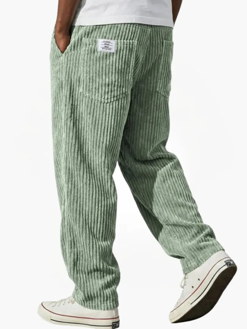 Van Rijn Fashion® | Corduroy broek met elastische band