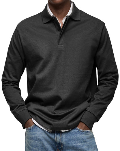 Van Rijn Fashion® | Casual Poloshirt Lange Mouwen