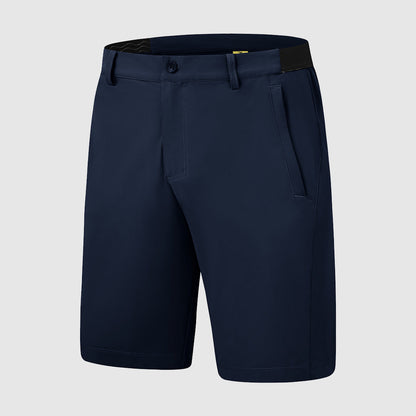 Stretch Golfshorts - Marineblauw