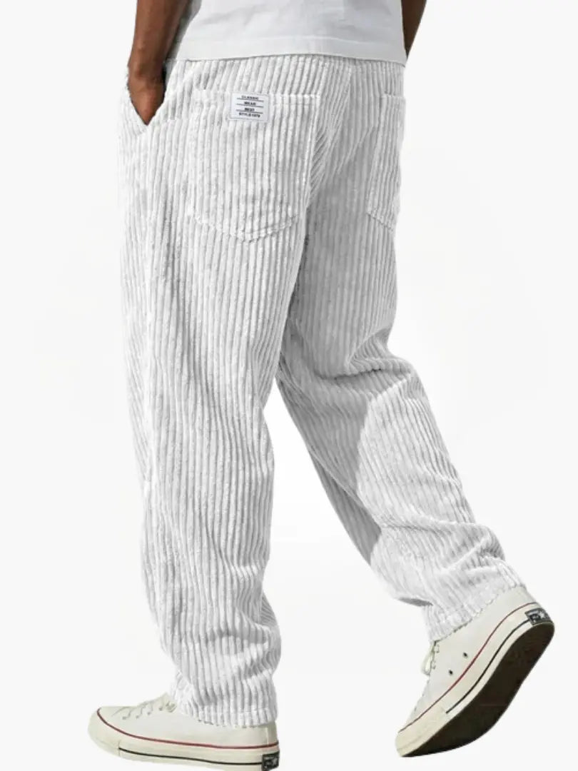 Van Rijn Fashion® | Corduroy broek met elastische band