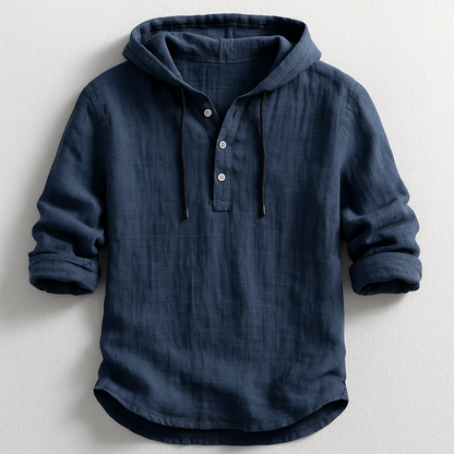 Van Rijn Fashion® | Comfortabele linnen hoodie