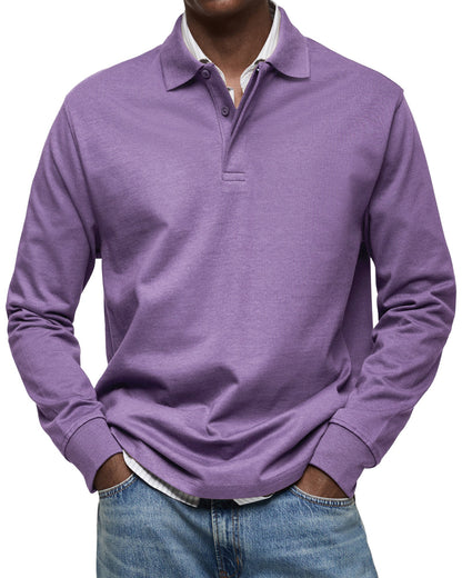 Van Rijn Fashion® | Casual Poloshirt Lange Mouwen