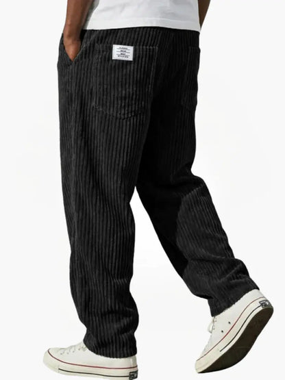 Van Rijn Fashion® | Corduroy broek met elastische band