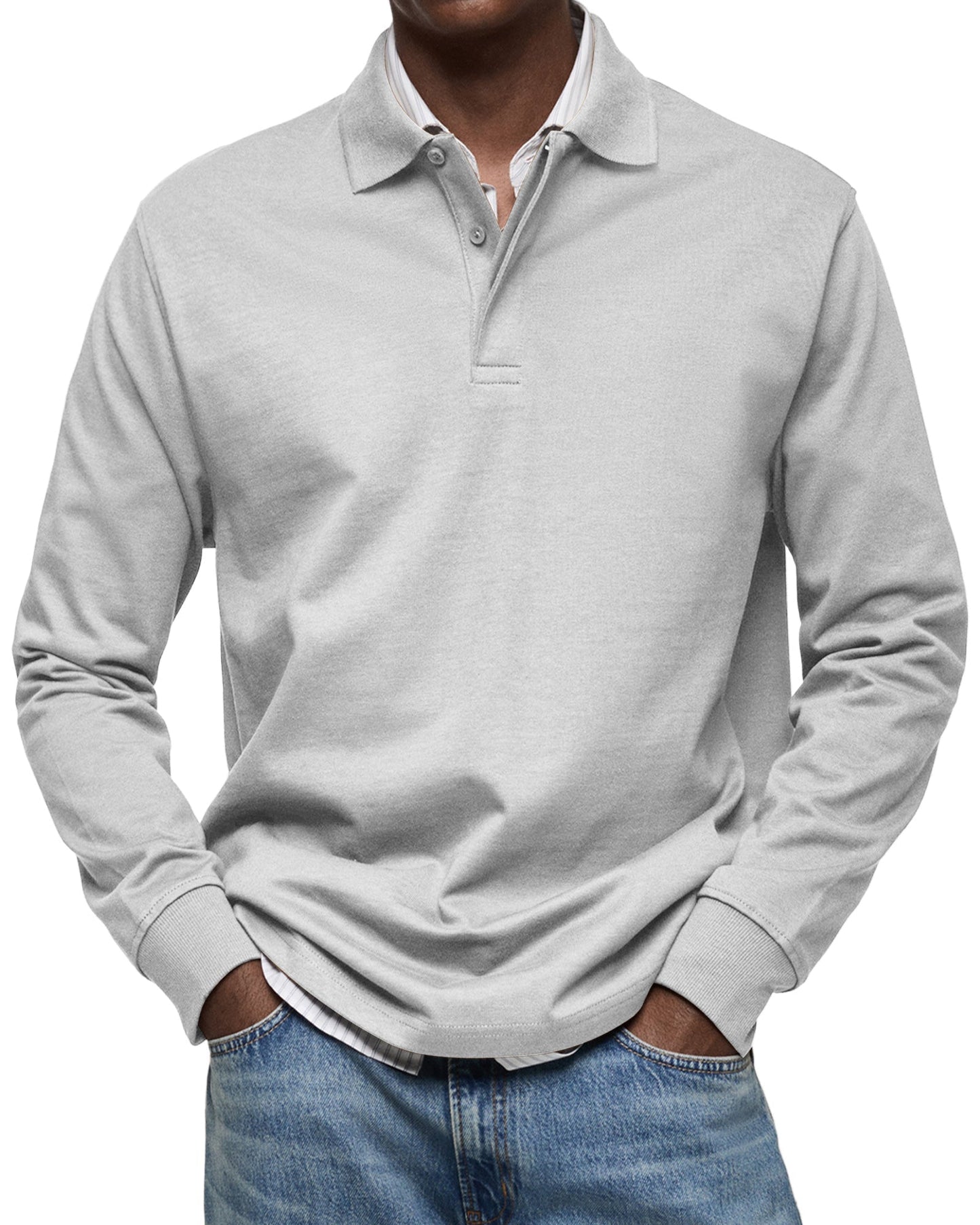 Van Rijn Fashion® | Casual Poloshirt Lange Mouwen