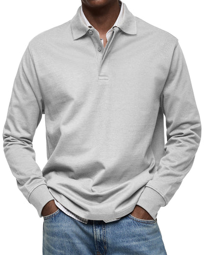 Van Rijn Fashion® | Casual Poloshirt Lange Mouwen