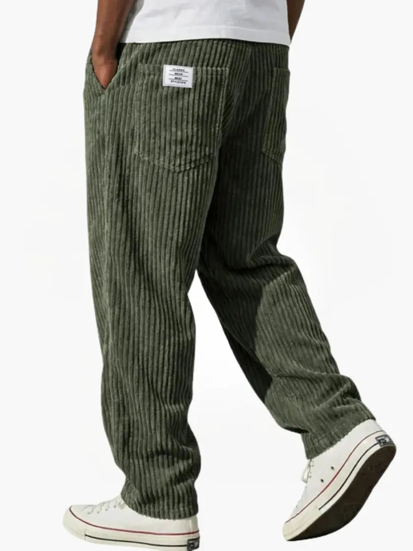 Van Rijn Fashion® | Corduroy broek met elastische band