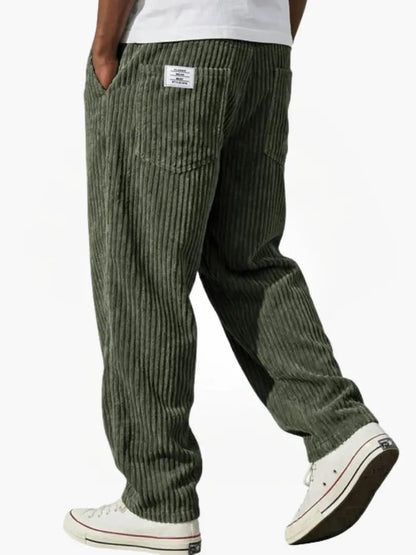 Van Rijn Fashion® | Corduroy broek met elastische band