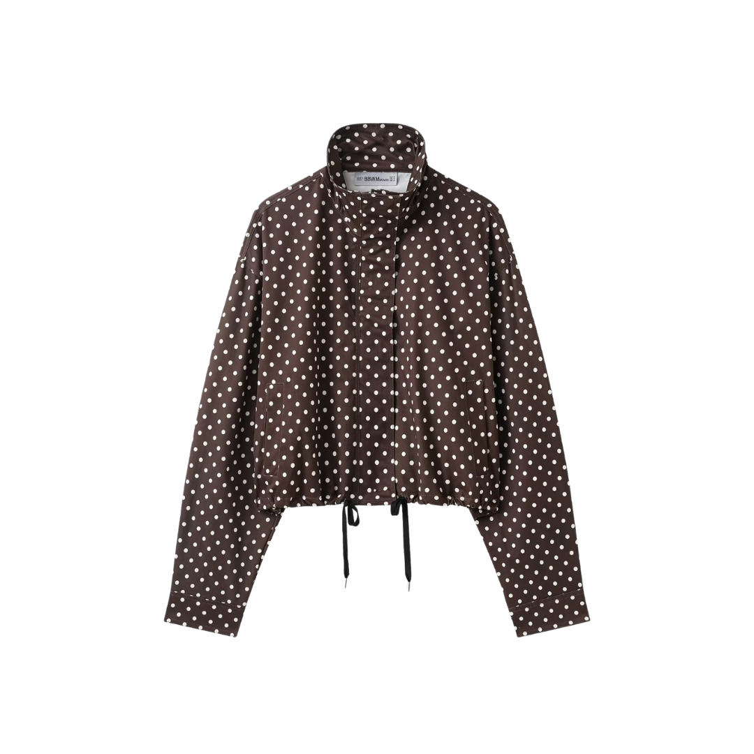 Loxie Polka Dot Blazer Bruin
