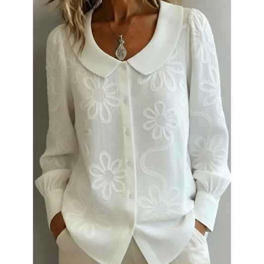 Van Rijn Fashion® | Geborduurde Blouse