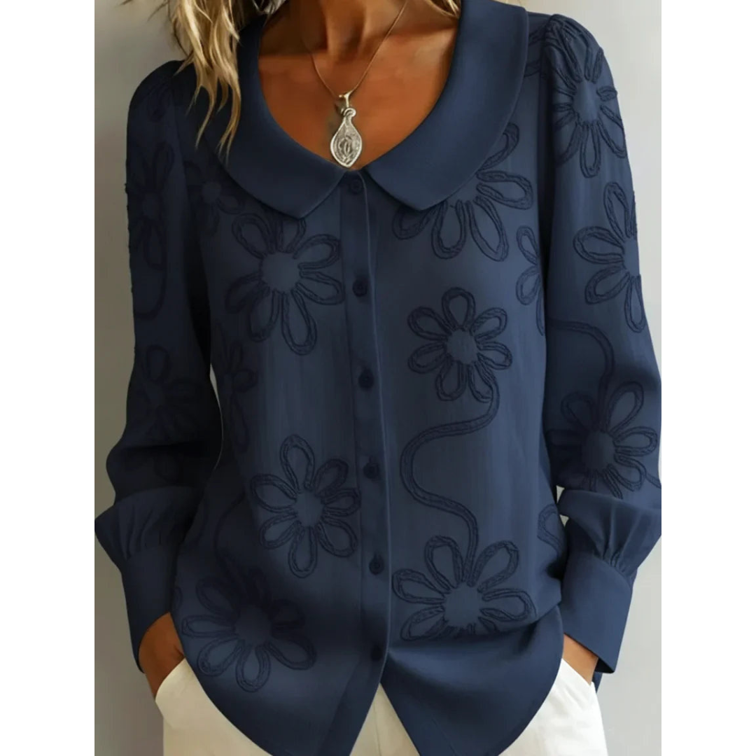 Van Rijn Fashion® | Geborduurde Blouse
