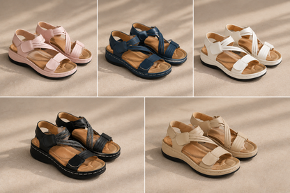 Van Rijn Fashion® | Comfort Sandalen met Ondersteunend Voetbed
