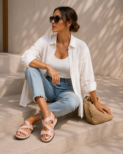 Van Rijn Fashion® | Comfort Sandalen met Ondersteunend Voetbed