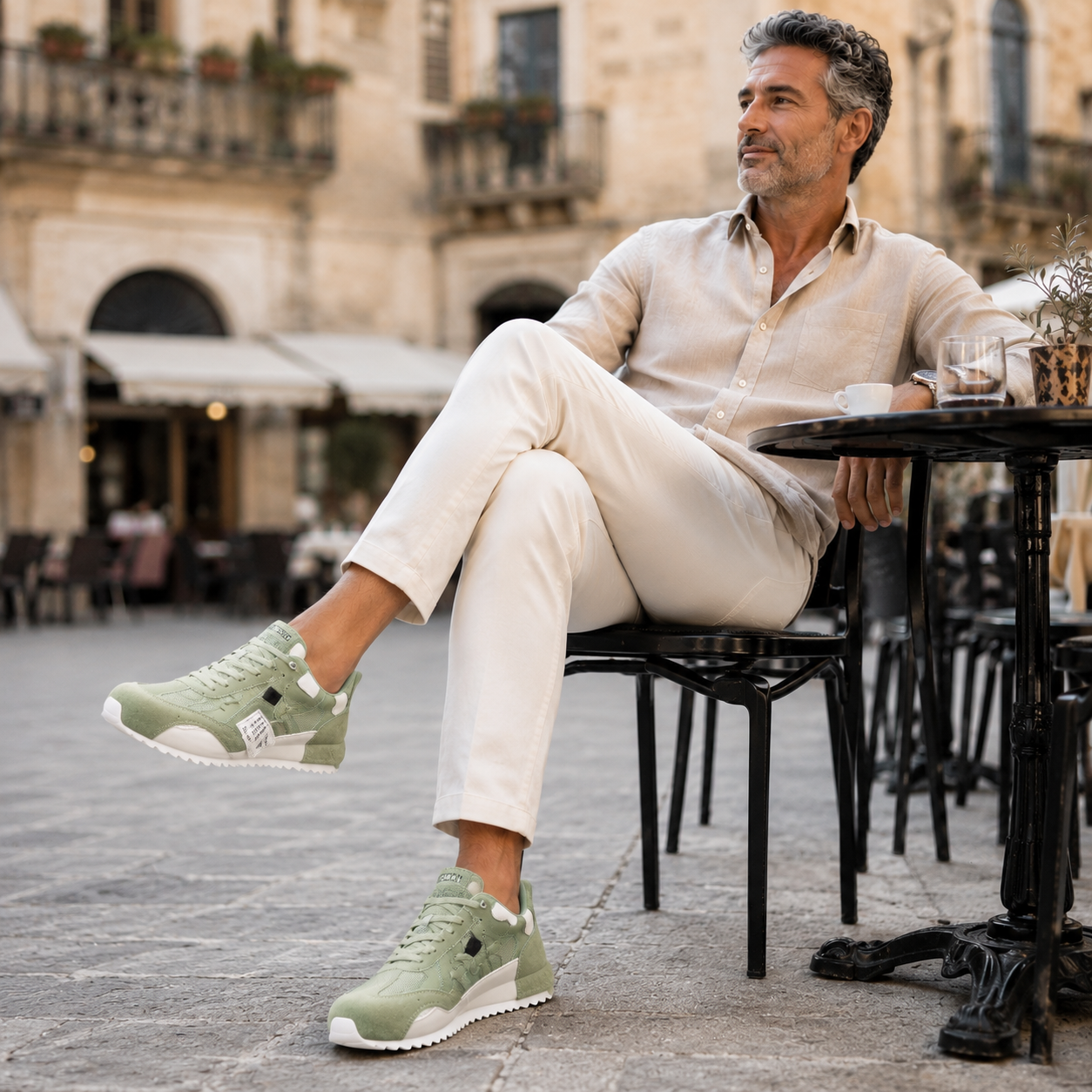 Van Rijn Fashion® | Retro patchwork sneakers