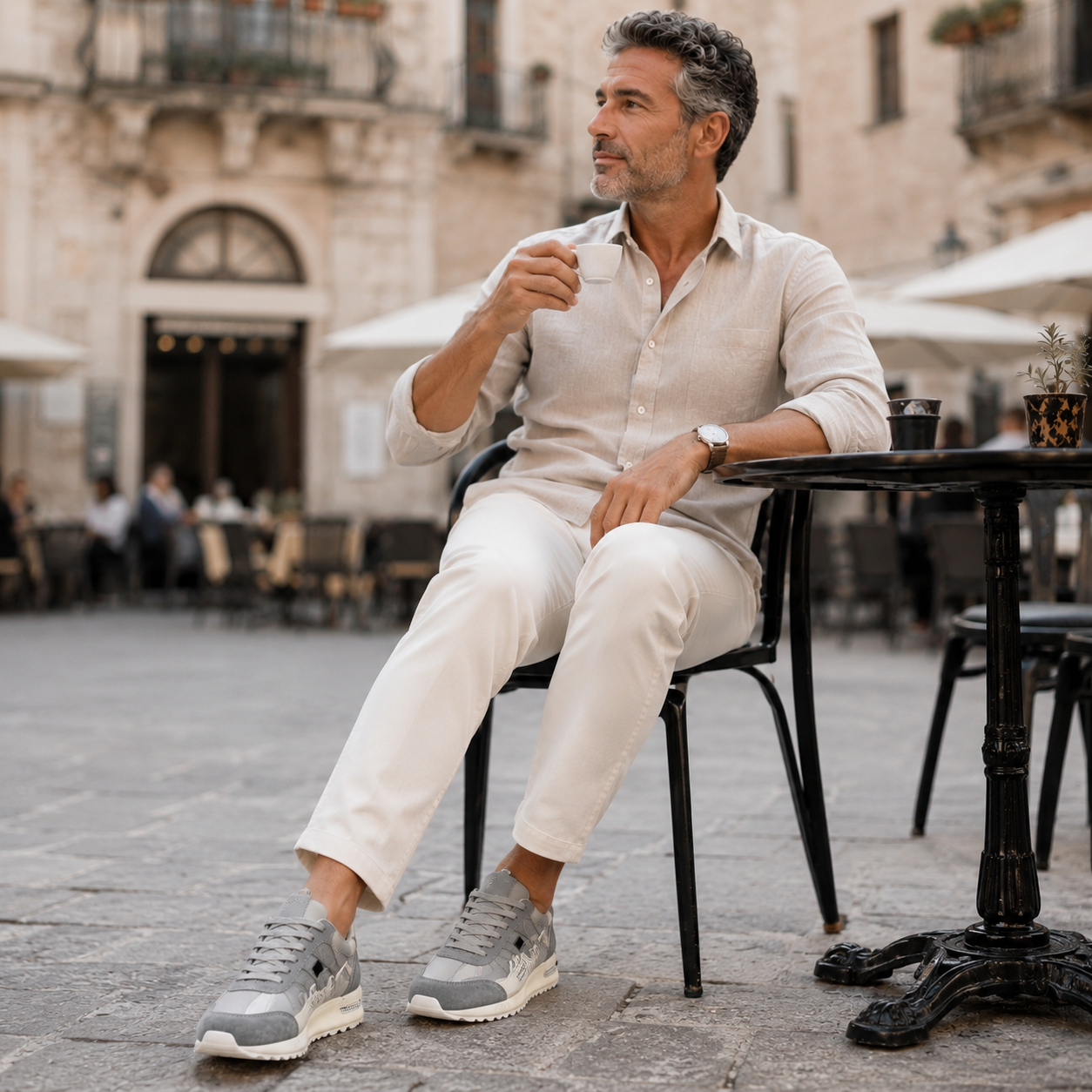 Van Rijn Fashion® | Retro patchwork sneakers