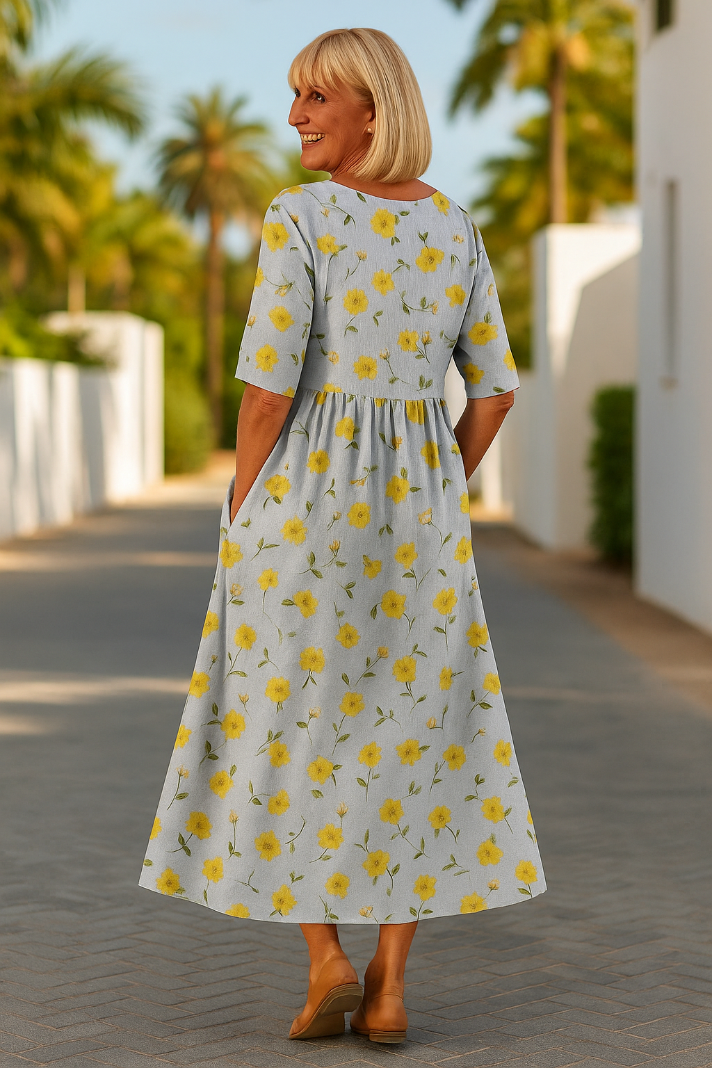 Sofie | Elegante Midi Jurk