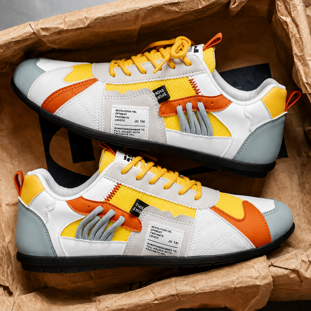 Van Rijn Fashion® | Retro gekleurde sneakers