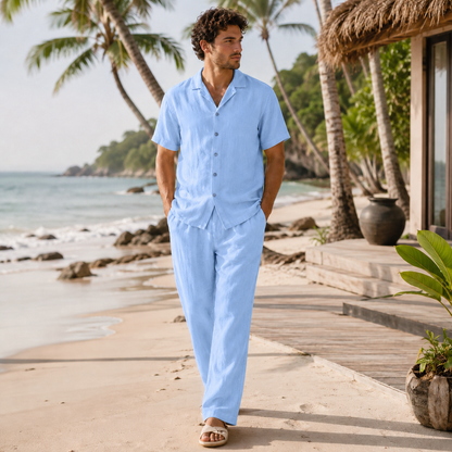 Van Rijn Fashion® | Katoen-linnen zomerset