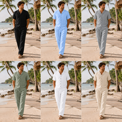 Van Rijn Fashion® | Katoen-linnen zomerset
