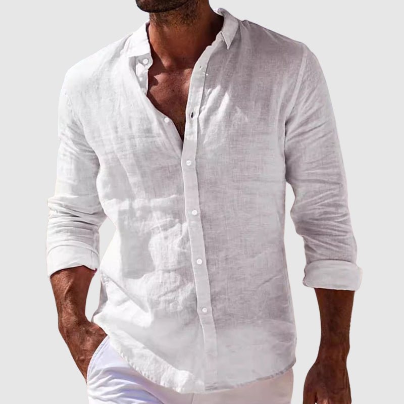 Van Rijn Fashion® | Elegant Linnen Overhemd
