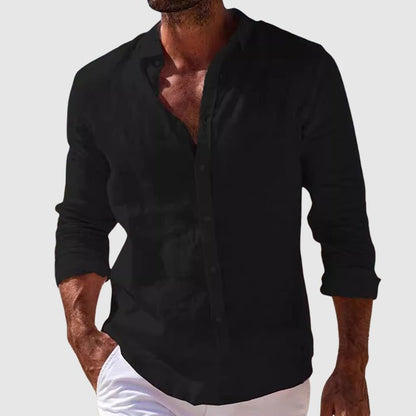 Van Rijn Fashion® | Elegant Linnen Overhemd