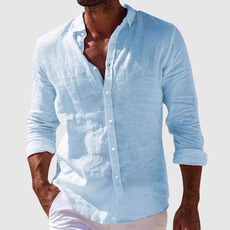 Van Rijn Fashion® | Elegant Linnen Overhemd