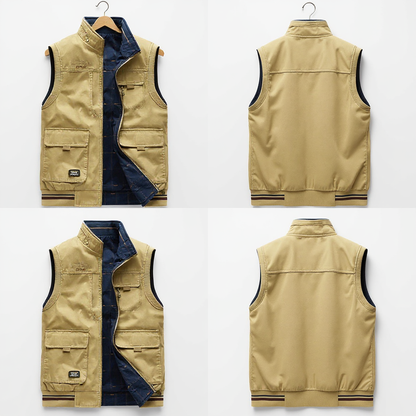 Van Rijn Fashion® | Utility Vest met Zakken