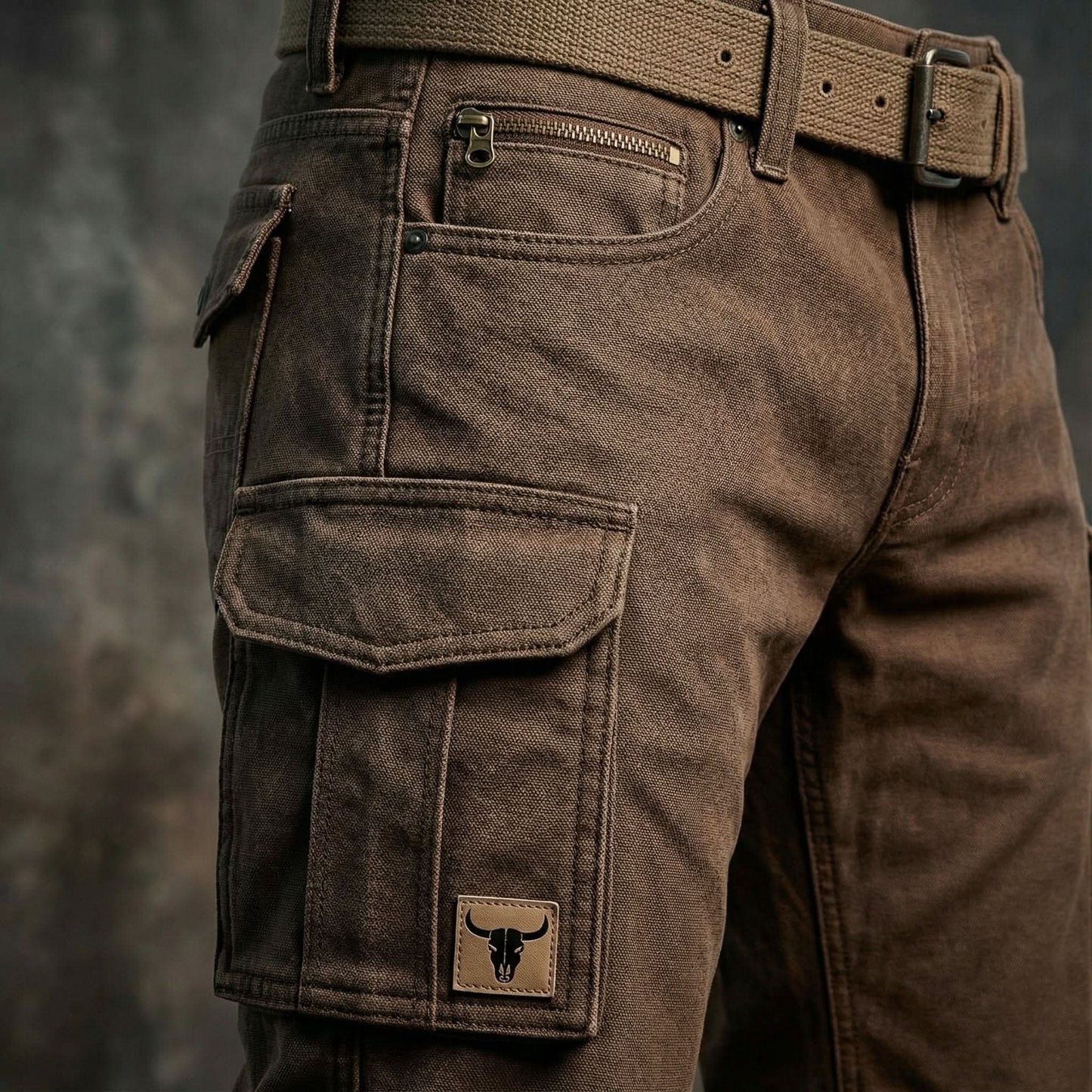 Van Rijn Fashion® | Canvas Werkbroek met Zakken
