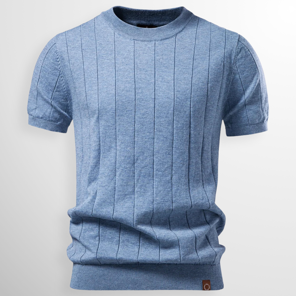 Van Rijn Fashion®  | Luxe Geribde T-Shirt