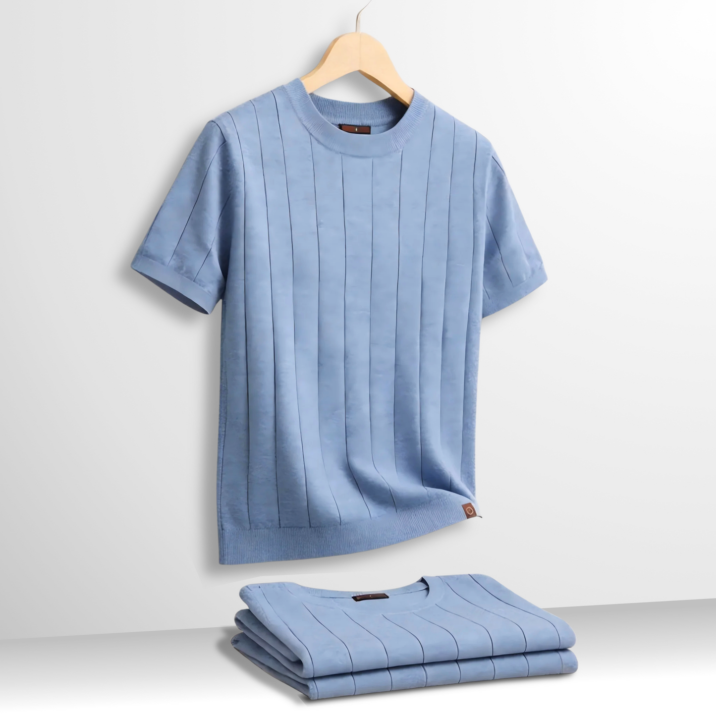 Van Rijn Fashion®  | Luxe Geribde T-Shirt