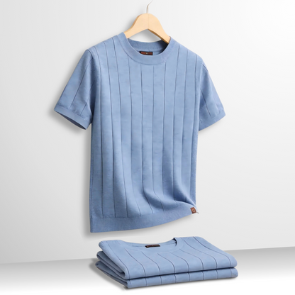 Van Rijn Fashion®  | Luxe Geribde T-Shirt