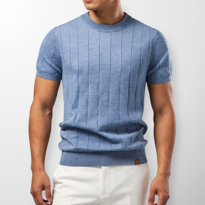 Van Rijn Fashion®  | Luxe Geribde T-Shirt
