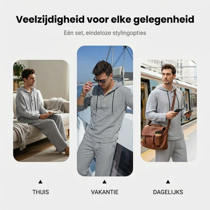 Van Rijn Fashion® | Tweedelige set met capuchon