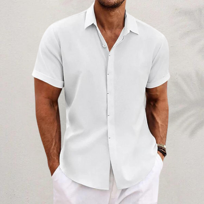 Van Rijn Fashion® | Klassiek overhemd met korte mouwen